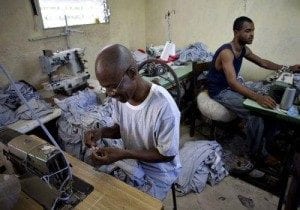 Haitian garment workers