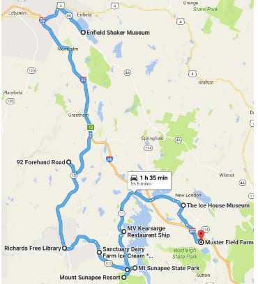 Driving Tour of New Hampshire's Upper Valley