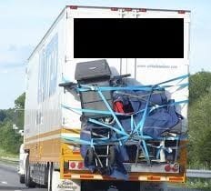 Overloaded Moving Truck